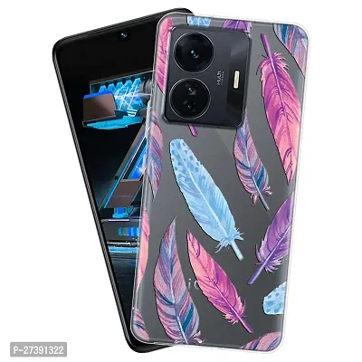 Memia Transparent Designer Printed Soft Back Cover for iQOO Z6 PRO /Designer Back Cover for iQOO Z6 PRO