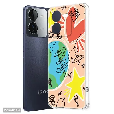 Memia Soft Silicone Designer Printed Full Protection Printed Back Case Cover for iQOO Z9 5G