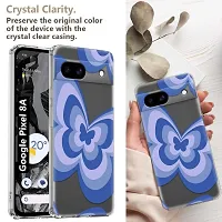 Memia Shock Proof Protective Soft Transparent Printed Back Case Cover for Google Pixel 8a-thumb1