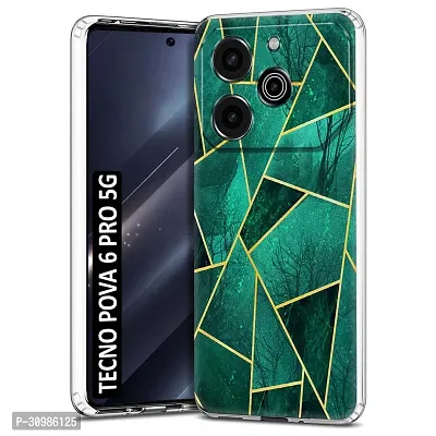 Memia Silicone Designer Printed Back Case Cover for Tecno POVA 6 Pro 5G