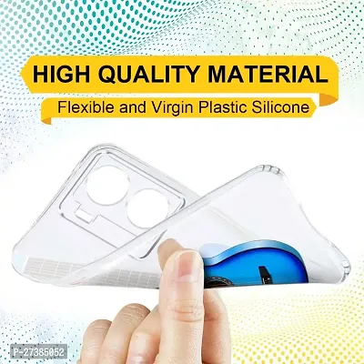 Memia Shock Proof Protective Soft Transparent Printed Back Case Cover for iQOO Z7S 5G-thumb2
