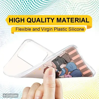 Memia Transparent Designer Printed Soft Back Cover for iQOO Z6 PRO /Designer Back Cover for iQOO Z6 PRO-thumb2