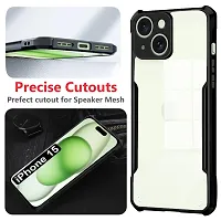 Ultra-Hybrid Crystal Clear Back Cover Case for iPhone 15-thumb2