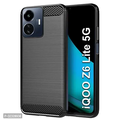 Memia Back Cover Case for iQOO Z6 Lite 5G | Rugged Armor Hybrid Protection Shockproof Bumper | Anti-Slip Grip | Ultimate Rubber TPU Stylish Back Case Cover for iQOO Z6 Lite 5G (Hybird)