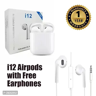 i12 Pro Airpods  Free Earphones-thumb0