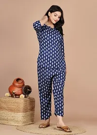 Classic Cotton Printed Nighty Top and Pajama for Women-thumb4