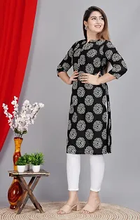 Classic Cotton Blend Printed Kurtis for Womens-thumb2