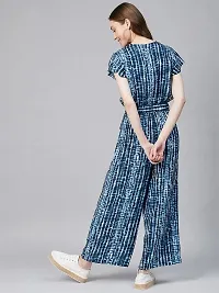 Women's Shirt Knee Length Dress Rayon Printed Jumpsuits Tie Dye-thumb2
