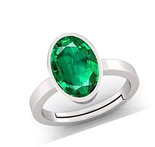 Trendy Green Stone Ring For Men