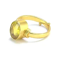 3.25 to 16.25 Carat Certified Unheated Untreatet AAA++ Quality Natural Yellow Sapphire Pukhraj Gemstone Ring Gold for Women's and Men-thumb1