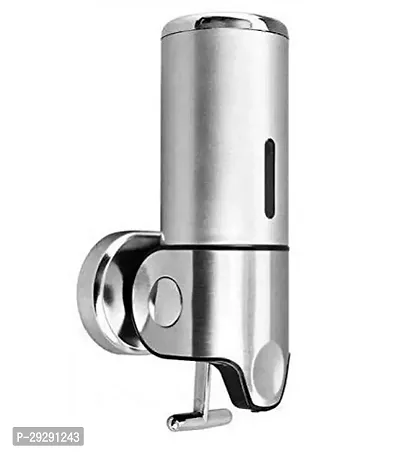 Grey Plastic Wall Mounted Soap Dispenser 450 Ml-thumb0