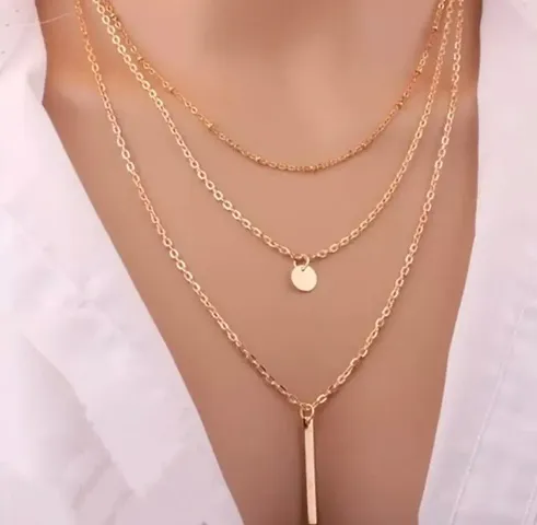 Stylist 3 Layer Latest Chain for Women