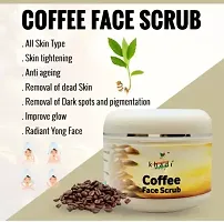 Khadi Rang Coffee Scrub  - DeTan Face Scrub for Summer  Winter 100 gm-thumb1