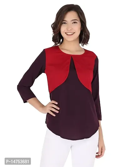 Kulfi Casual Colorblock Top for Women and Girls
