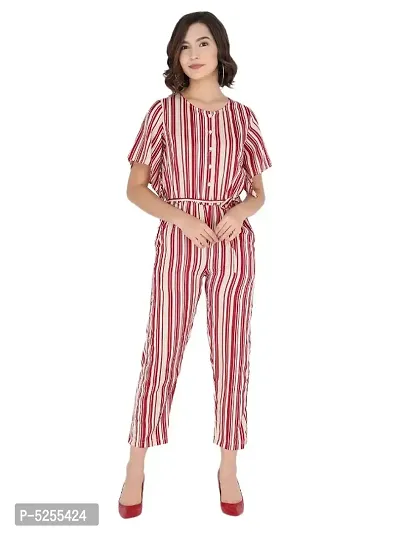Stylish Polyester Jumpsuit for Women-thumb0