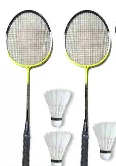 Badminton Racquet with Cover and 3 Shuttlecock Badminton Kit