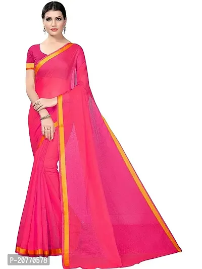 Beautiful Cotton Saree Without Blouse Piece-thumb0