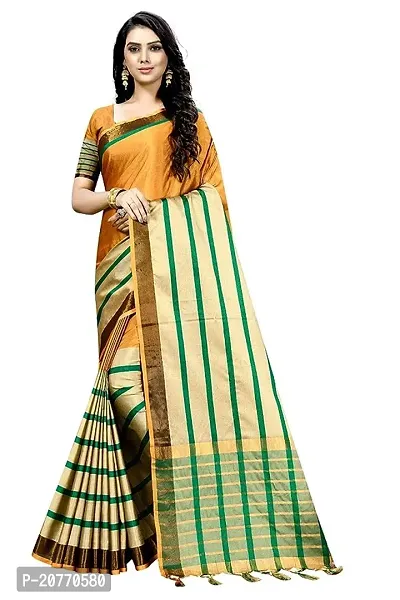 Beautiful Cotton Saree Without Blouse Piece