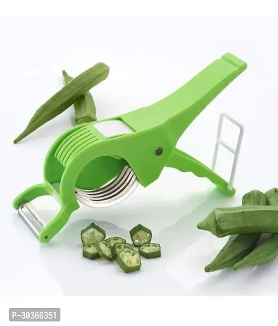 2 in 1 Stainless Steel 5 Blade Vegetable Cutter with Peeler-thumb0