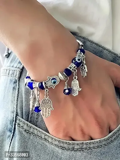 Elegant Blue Stainless Steel  Bracelets For Women-thumb2