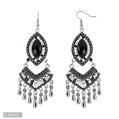 Dazzling Silver Fish Hook Earrings for Women-thumb0