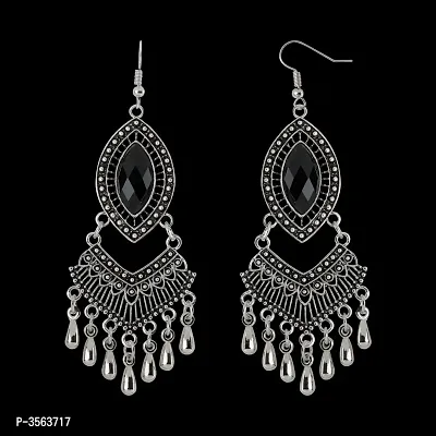 Dazzling Silver Fish Hook Earrings for Women-thumb2