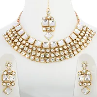 Women Golden Beautiful Jewllery Set-thumb1