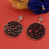 Women Patry Wear Metal Drop Earrings-thumb2