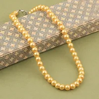 Women's Party Wear Brass Pearl Necklace-thumb3
