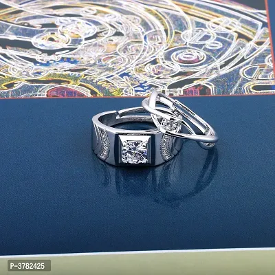 Trendy Designer Alloy Couple Ring Combo-thumb3