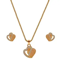 Stylish Delicate Party Wear Pendant Set For Women and Girls-thumb2