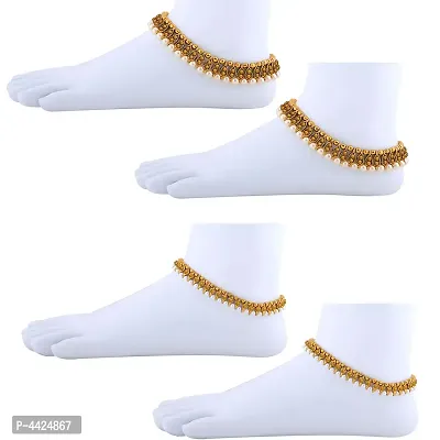 Designer Traditional Anklet Wedding Jewellery For Women/Girls Set-2-thumb3