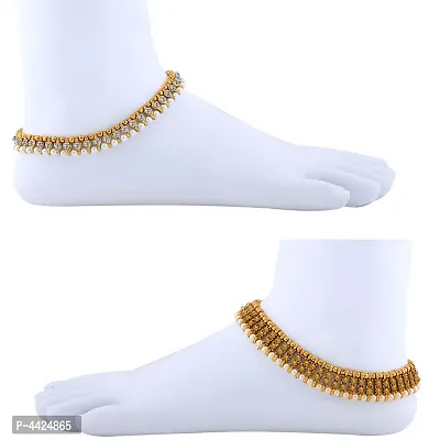 Designer Traditional Anklet Wedding Jewellery For Women/Girls Set-2-thumb0