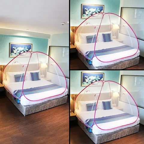 Combo of 3- Mosquito Net Foldable Double Bed Net King Size