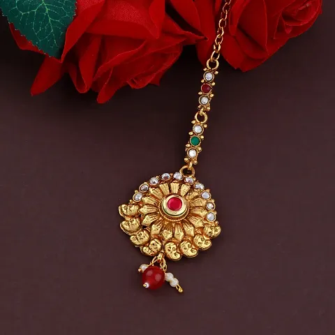 Exclusive Gold Plated Traditional Maang Tikka