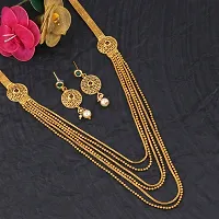Gold Plated Traditional Necklace Set Jewellery Set For Women-thumb2
