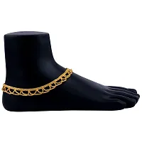 Gold Plated Classic Look Payal Anklet For Women-thumb1