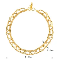 Gold Plated Classic Look Payal Anklet For Women-thumb2