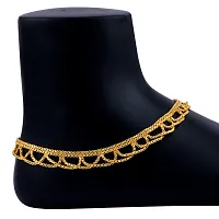 Gold Plated Classic Look Payal Anklet For Women-thumb3
