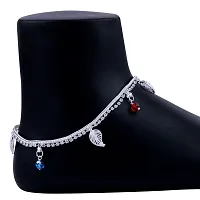 Silver Plated Elegant Designe Payal Anklet For Women-thumb3