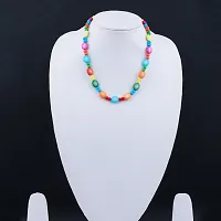 Stylish Alloy Multicoloured Stone Work Jewellery Set For Women-thumb3