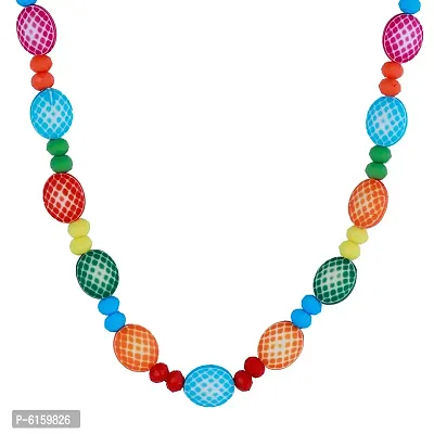 Stylish Alloy Multicoloured Stone Work Jewellery Set For Women-thumb2