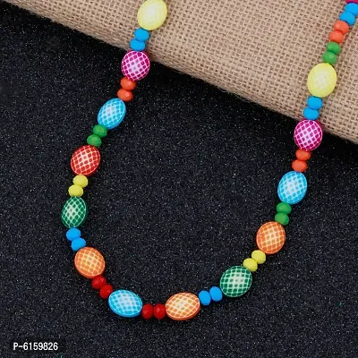 Stylish Alloy Multicoloured Stone Work Jewellery Set For Women-thumb0