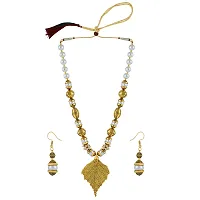 Stylish Alloy Grey Beads Jewellery Set For Women-thumb4
