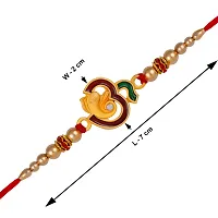 Premium Quality Fancy Combo Of 2 Rakhi With Roli - Chawal - Greeting Card - Pooja Thali-thumb4