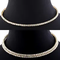 SILVER SHINE Jewellery Sets For Women Crystal Choker Necklace for Girls and Women (Necklace-2)-thumb1