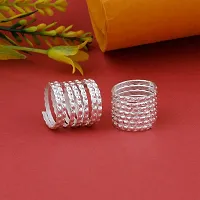 Traditional Look Metal Silver Plated Foot Finger Ring Adjustable Toe Ring For Women  Girls-thumb4