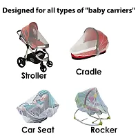 Baby Stroller Mosquito Net Baby Carriers, Pram, Stroller, Car Seats, Cradles Washable Polyester Net for Baby-thumb3