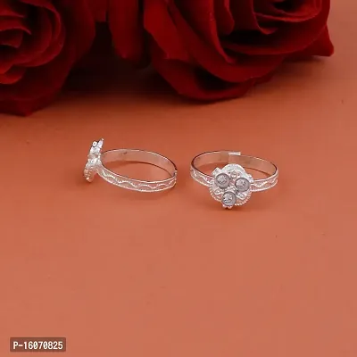Exclusive New Latest Designs Silver Bichhiya Alloy Toe Ring-thumb3