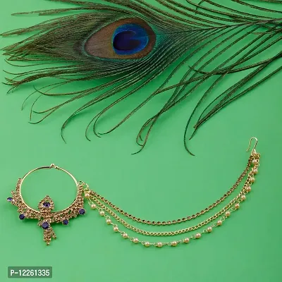 Indian Jewelry Nose Ring Nath, Hoops Gold Plated Sabyasachi Adaa Jewels  Pakistani Designer Bridal Jewelry Handmade Personalised Big Nathni - Etsy  UK | Indian nose ring, Designer bridal jewelry, Nose ring